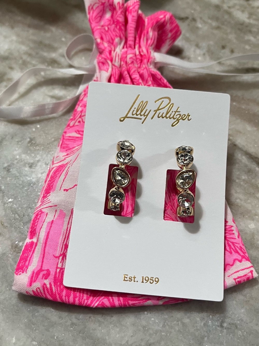 Lilly Pulitzer Shine Your Bright Hoop Earrings
